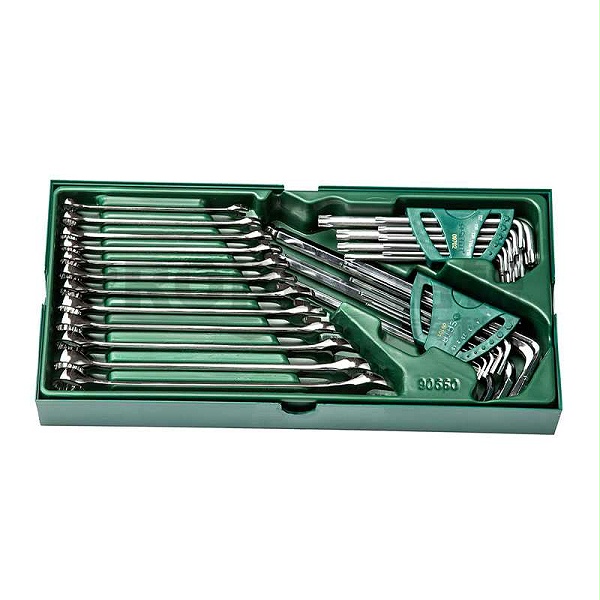 GW-130050303-世达 09906 工具托组套-30件两用扳手及内六角扳手-3