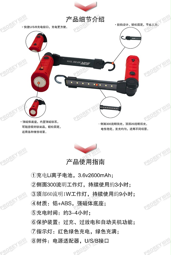 GW-130040806-JTC-5544-扁型充电工作灯 -3