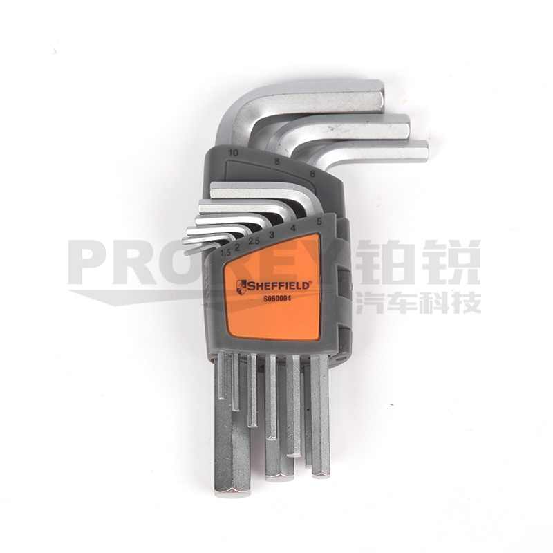 GW-130034070-钢盾 S050004 9件套公制内六角扳手