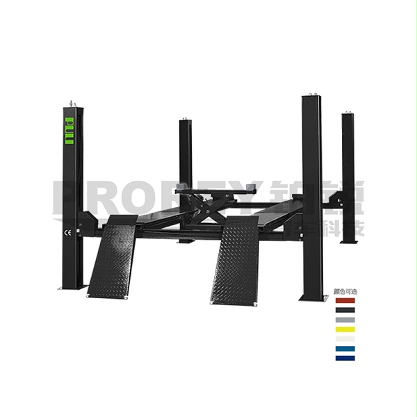 PULI 浦力 PL-FS50 立柱Pantone427上车板和小车Pantone7463 5T四轮定位四柱举升机