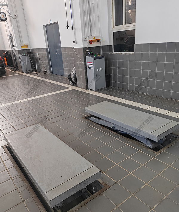 山东上汽大众4S店-烟台锦泽途项目浦力小剪举升机