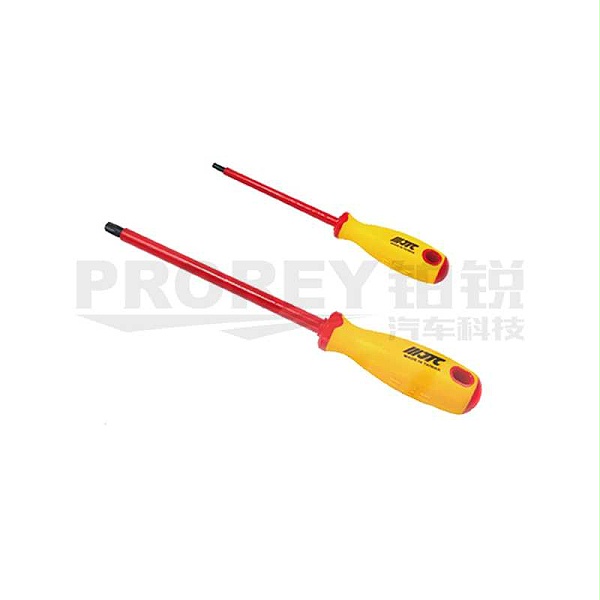 JTC JTCI5606 双色绝缘平头六角螺丝批H6.0*100MM