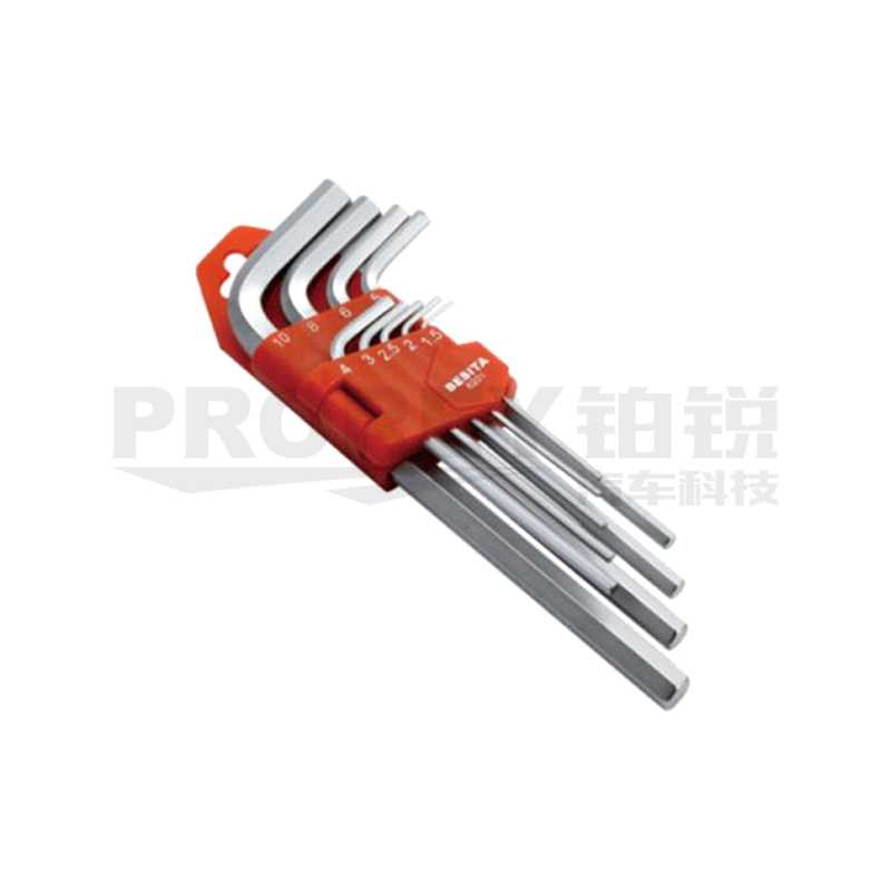 百思泰 6201 9件加长内六角扳手组套