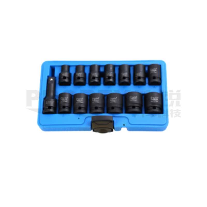 优耐特工具 134503 14件1/2黑汽动短套筒